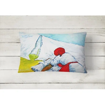 Caroline's Treasures Must Be Monday Indoor/outdoor Throw Pillow