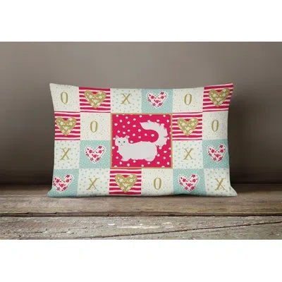 Caroline's Treasures Napoleon #1 Cat Love Outdoor Rectangular Cushion With Filling