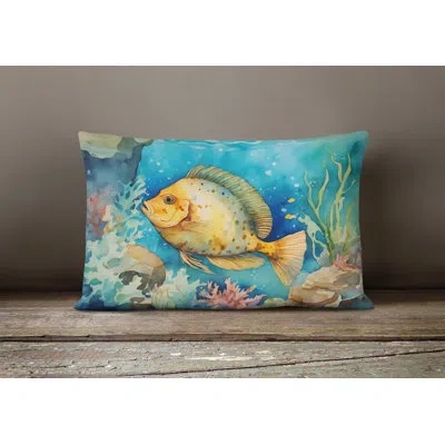 Caroline's Treasures Nautical Collection Polyester Indoor/outdoor Throw Pillow