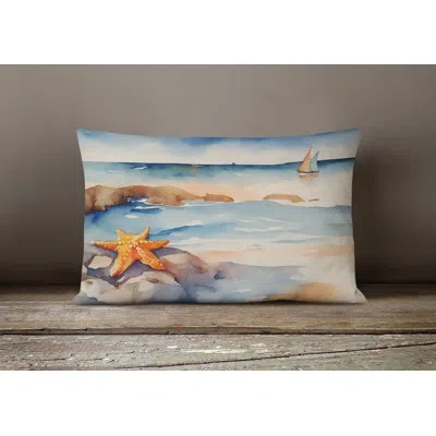 Caroline's Treasures Nautical Collection Polyester Indoor/outdoor Throw Pillow