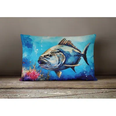 Caroline's Treasures Nautical Collection Polyester Indoor/outdoor Throw Pillow