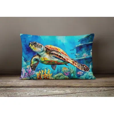 Caroline's Treasures Nautical Collection Polyester Indoor/outdoor Throw Pillow