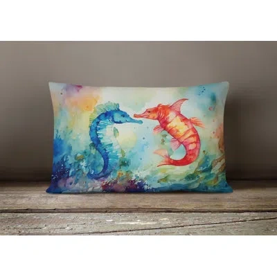 Caroline's Treasures Nautical Collection Polyester Indoor/outdoor Throw Pillow