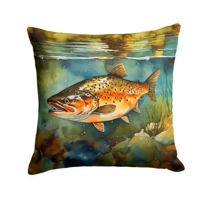 Caroline's Treasures Nautical Reversible Throw Pillow In Multicolor