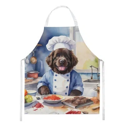 Caroline's Treasures Newfoundland The Chef Apron In Multicolor