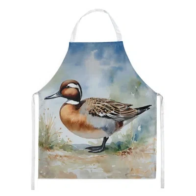 Caroline's Treasures Northern Pintail Apron In Multicolor