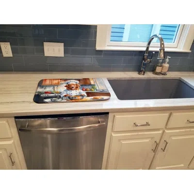 Caroline's Treasures Nova Scotia Duck Tolling Retriever The Chef Dish Drying Mat In Natural