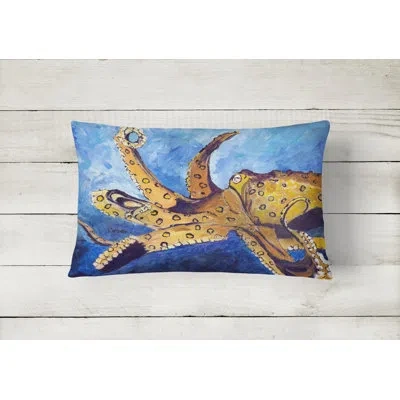 Caroline's Treasures Octopus Octopus Indoor/outdoor Throw Pillow