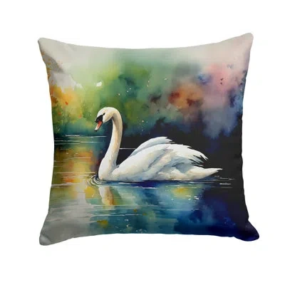 Caroline's Treasures Other/no Pattern Indoor/outdoor Throw Pillow In Blue;green;yellow