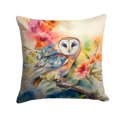 Caroline's Treasures Other/no Pattern Indoor/outdoor Throw Pillow In Blue;green;yellow