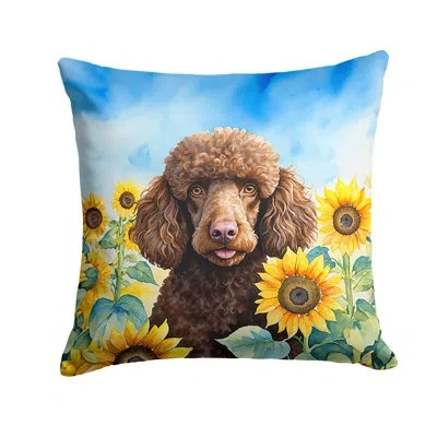 Caroline's Treasures Other/no Pattern Indoor/outdoor Throw Pillow In Multicolor