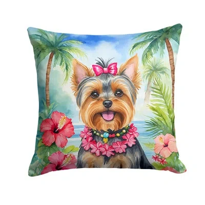 Caroline's Treasures Other/no Pattern Indoor/outdoor Throw Pillow In Multicolor