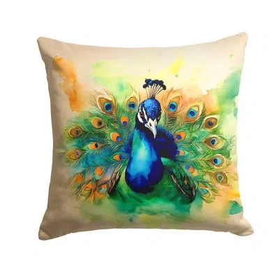 Caroline's Treasures Other/no Pattern Indoor/outdoor Throw Pillow In Multicolor
