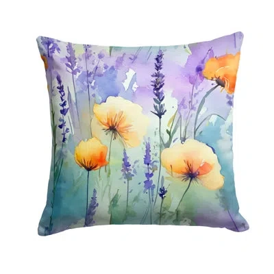 Caroline's Treasures Other/no Pattern Indoor/outdoor Throw Pillow In Multicolor