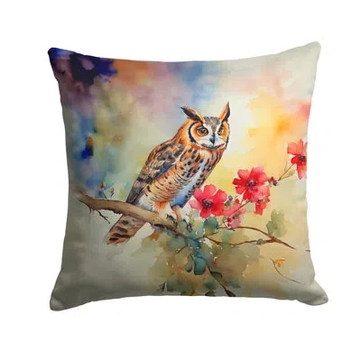 Caroline's Treasures Other/no Pattern Indoor/outdoor Throw Pillow In Multicolor