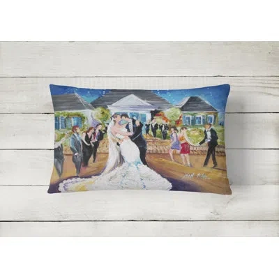 Caroline's Treasures Our Wedding Day Indoor/outdoor Throw Pillow