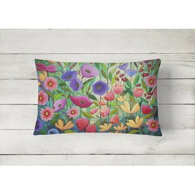 Caroline's Treasures Outdoor Rectangular Pillow Cover & Insert In Multicolor