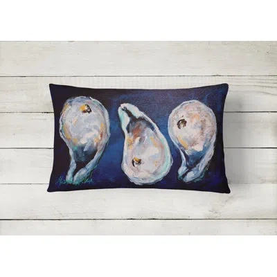 Caroline's Treasures Oysters Give Me More Indoor/outdoor Throw Pillow