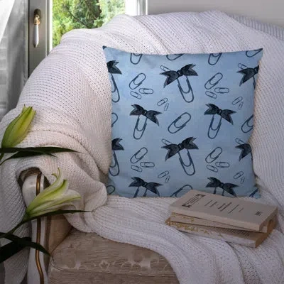 Caroline's Treasures Paper Clips Outdoor Throw Pillow