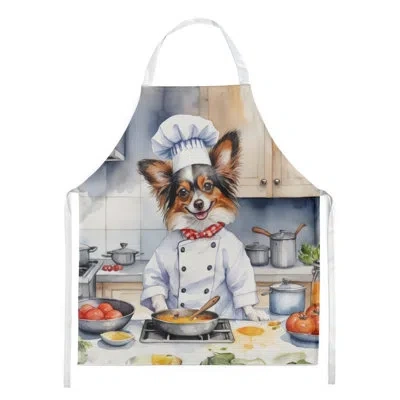 Caroline's Treasures Papillon The Chef Apron In Multicolor