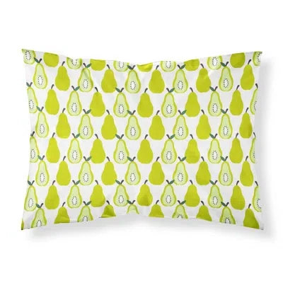 Caroline's Treasures Pear On Pillowcase In Green