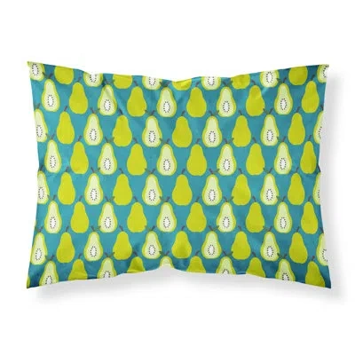Caroline's Treasures Pear On Pillowcase In Green