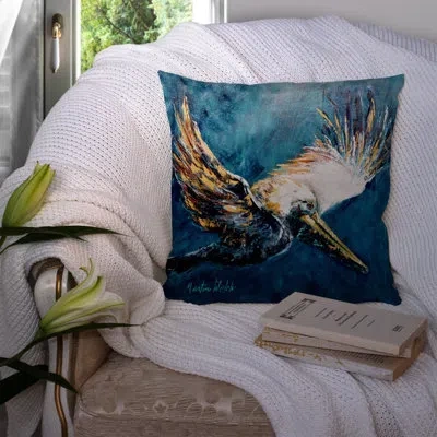 Caroline's Treasures Pelican Go For It Indoor/outdoor Throw Pillow