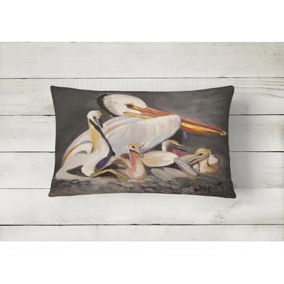 Caroline's Treasures Pelican Indoor/outdoor Throw Pillow
