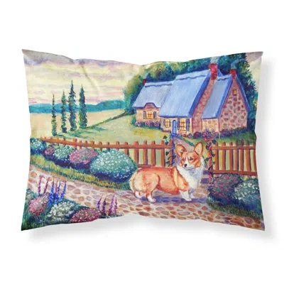 Caroline's Treasures Pembroke Corgi At The Pillowcase In Multicolor
