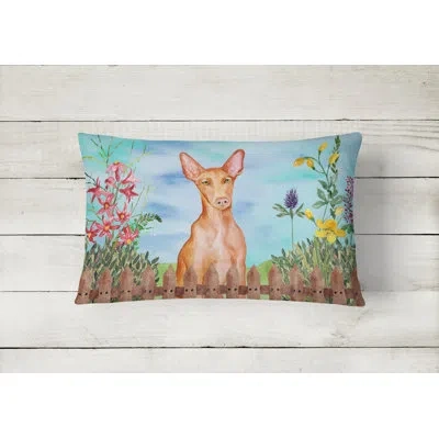 Caroline's Treasures Pharaoh Hound Spring Indoor/outdoor Throw Pillow