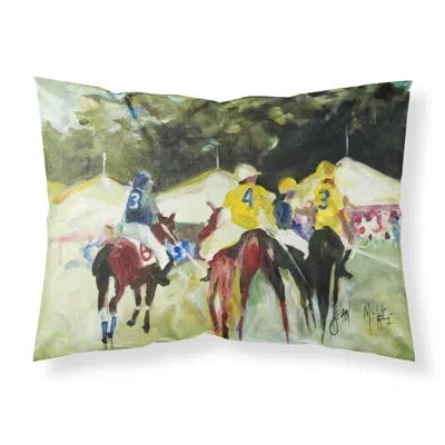 Caroline's Treasures Polo At The Point Pillowcase In Black