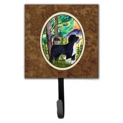 Caroline's Treasures Portuguese Water Dog Leash Holder And Wall Hook In Brown