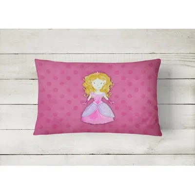 Caroline's Treasures Princess Watercolor Lumbar Pillow
