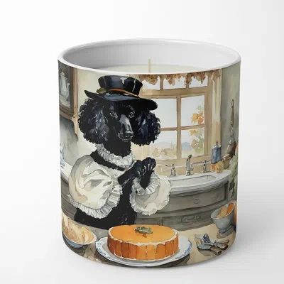 Caroline's Treasures Pumpkin Pie Scented Tumbler Candle With Ceramic Holder In Multi Color;multi Color