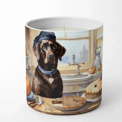 Caroline's Treasures Pumpkin Pie Scented Tumbler Candle With Ceramic Holder In Multi Color;multi Color