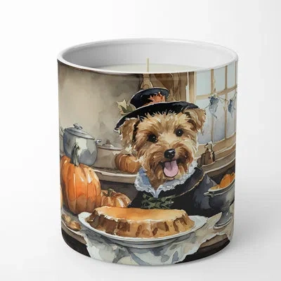 Caroline's Treasures Pumpkin Pie Scented Tumbler Candle With Ceramic Holder In Multi Color;multi Color