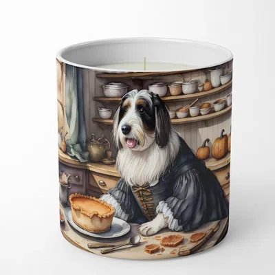Caroline's Treasures Pumpkin Pie Scented Tumbler Candle With Ceramic Holder In Multi Color;multi Color
