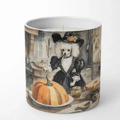 Caroline's Treasures Pumpkin Pie Scented Tumbler Candle With Ceramic Holder In Multi Color;multi Color