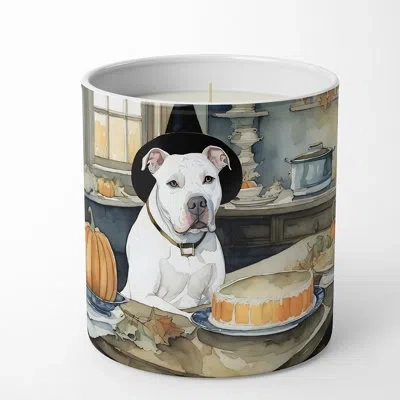 Caroline's Treasures Pumpkin Pie Scented Tumbler Candle With Ceramic Holder In Multi Color;multi Color