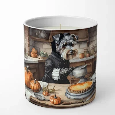 Caroline's Treasures Pumpkin Pie Scented Tumbler Candle With Ceramic Holder In Multi Color;multi Color