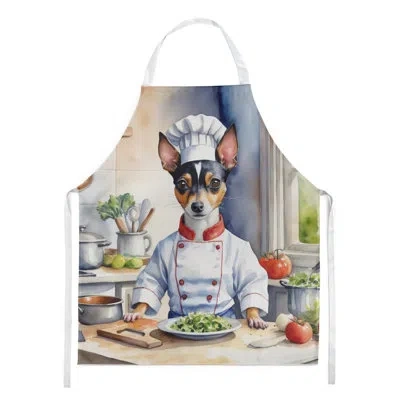 Caroline's Treasures Rat Terrier The Chef Apron In Multicolor
