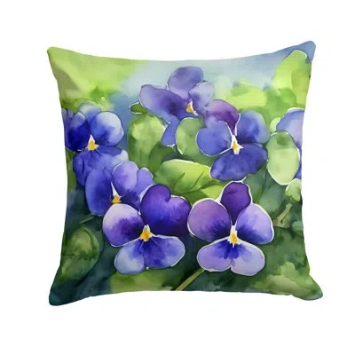 Caroline's Treasures Rhode Island In Watercolor Throw Pillow In Multicolor
