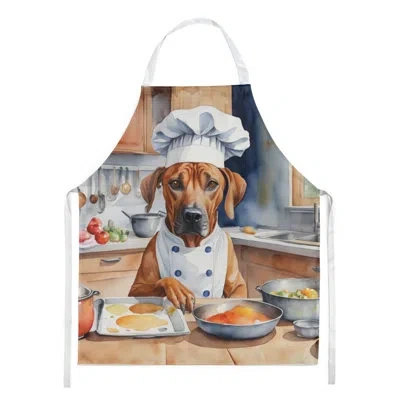Caroline's Treasures Rhodesian Ridgeback The Chef Apron In Multicolor