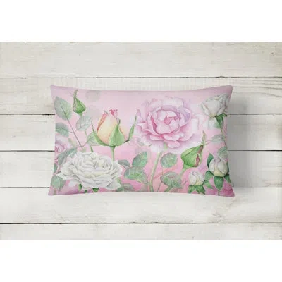 Caroline's Treasures Rose Garden Indoor/outdoor Throw Pillow