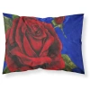 Caroline's Treasures Rose Pillowcase In Red