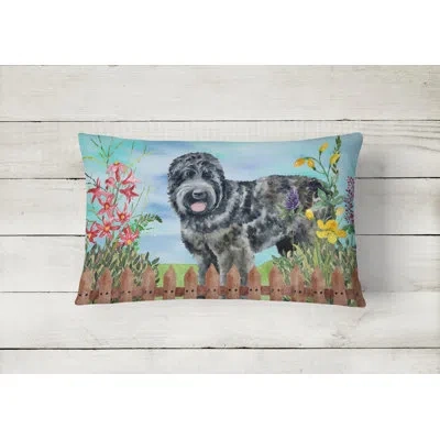 Caroline's Treasures Russian Terrier Spring Indoor/outdoor Throw Pillow