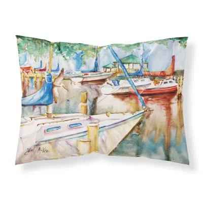 Caroline's Treasures Sailboats At The Gazebo Pillowcase In Ivory