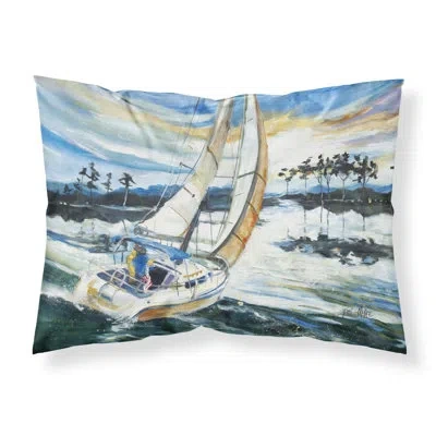 Caroline's Treasures Sailboats On Lake Martin Pillowcase In Ivory