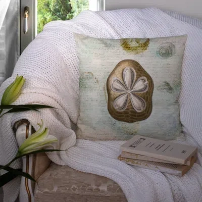 Caroline's Treasures Sand Dollar Indoor/outdoor Throw Pillow