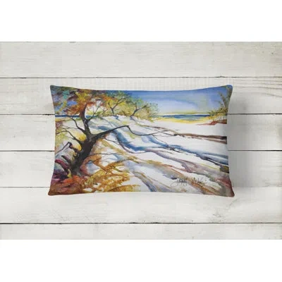 Caroline's Treasures 'sand Dune Rectangular Indoor/outdoor Throw Pillow